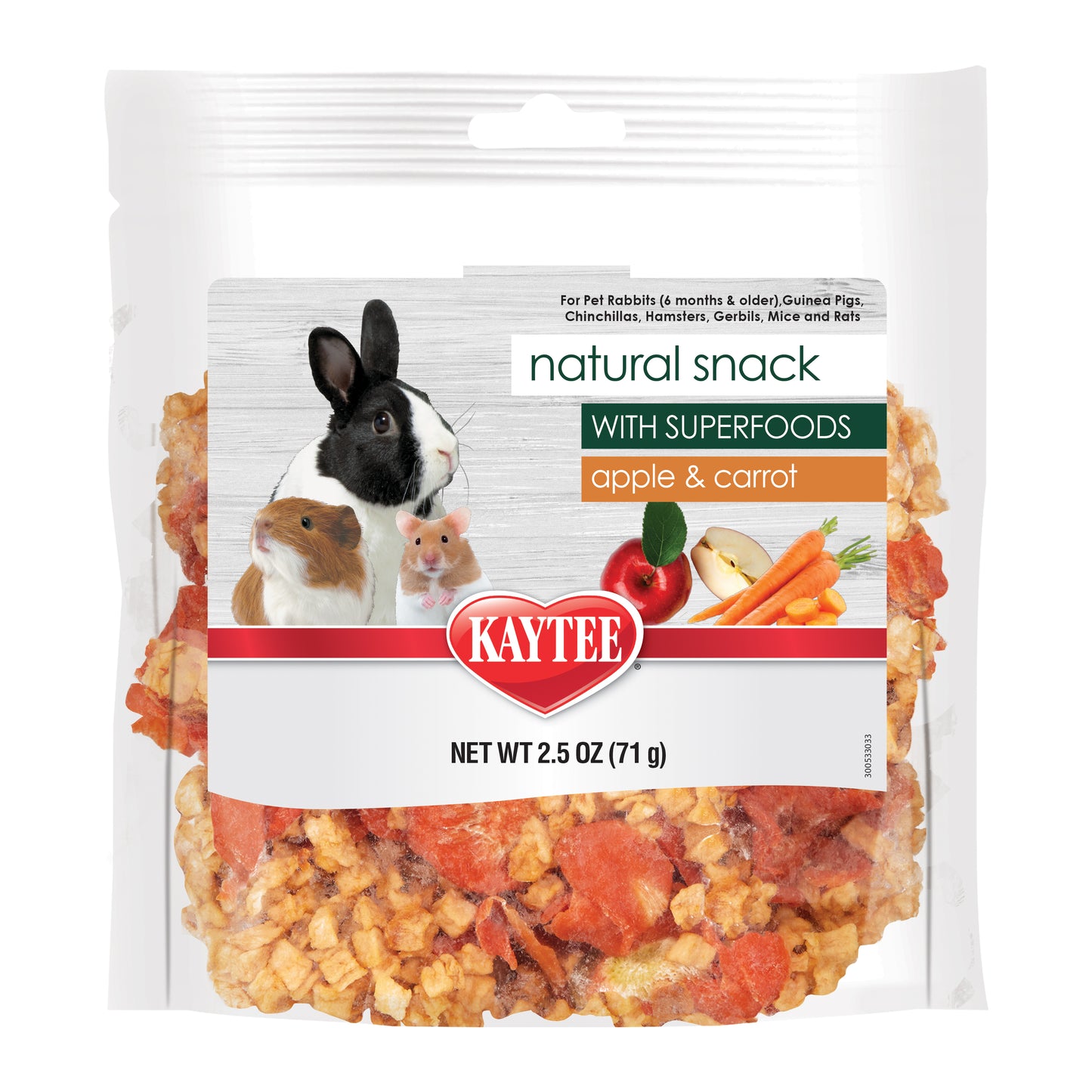 Natural Snack Carrot & Apple 2.5OZ