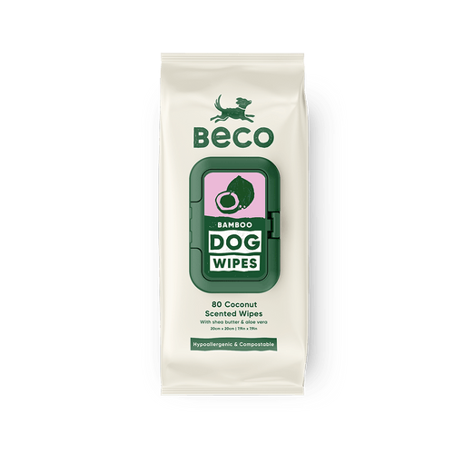 Beco Bamboo Coconut Wipes - 80pk - Wiggles & Whiskers Pet SuppliesBECO PETS