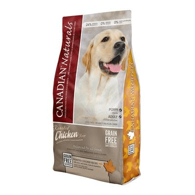Canadian Naturals Grain Free Roasted Chicken Dog 25 LB - Wiggles & Whiskers Pet SuppliesCanadian Naturals