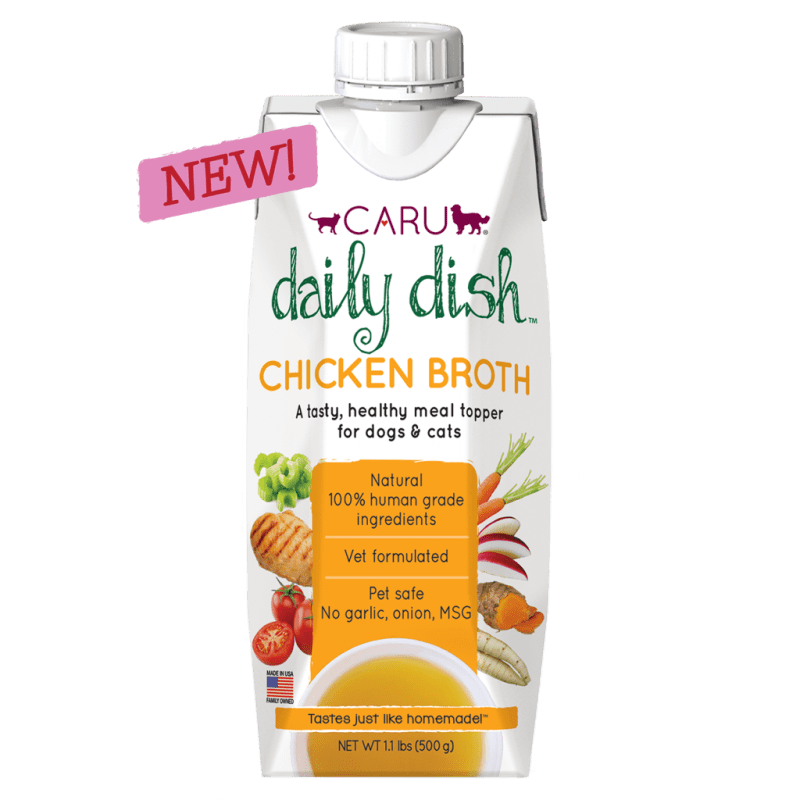 Caru Daily Dish Broth - Chicken 17.6 oz - Wiggles & Whiskers Pet SuppliesCaru