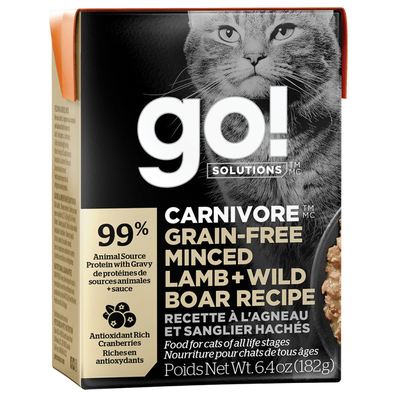 GO! Carnivore Minced Lamb & Boar 6.4OZ - Wiggles & Whiskers Pet SuppliesPetcurean Go!