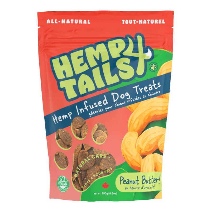 Hemp 4 Tails Treats - Peanut Butter - Wiggles & Whiskers Pet SuppliesHemp 4 Paws