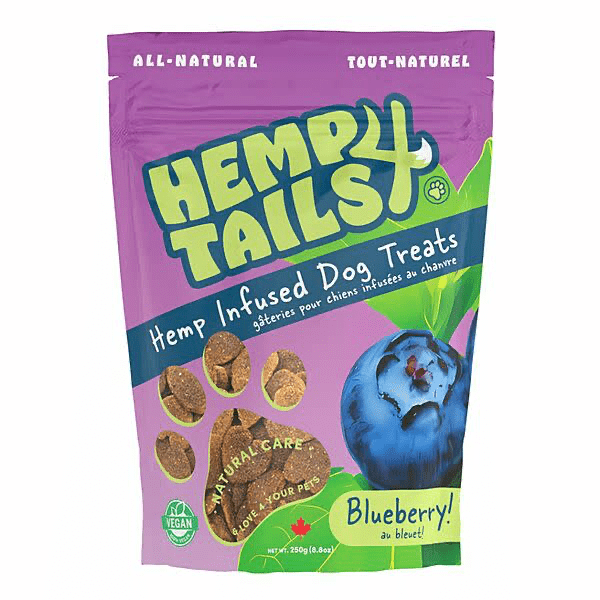 Hemp Infused Treats - Blueberry - Wiggles & Whiskers Pet SuppliesHemp 4 Tails