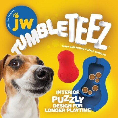 JW Tumble Teez Treat Toy - Wiggles & Whiskers Pet SuppliesJW