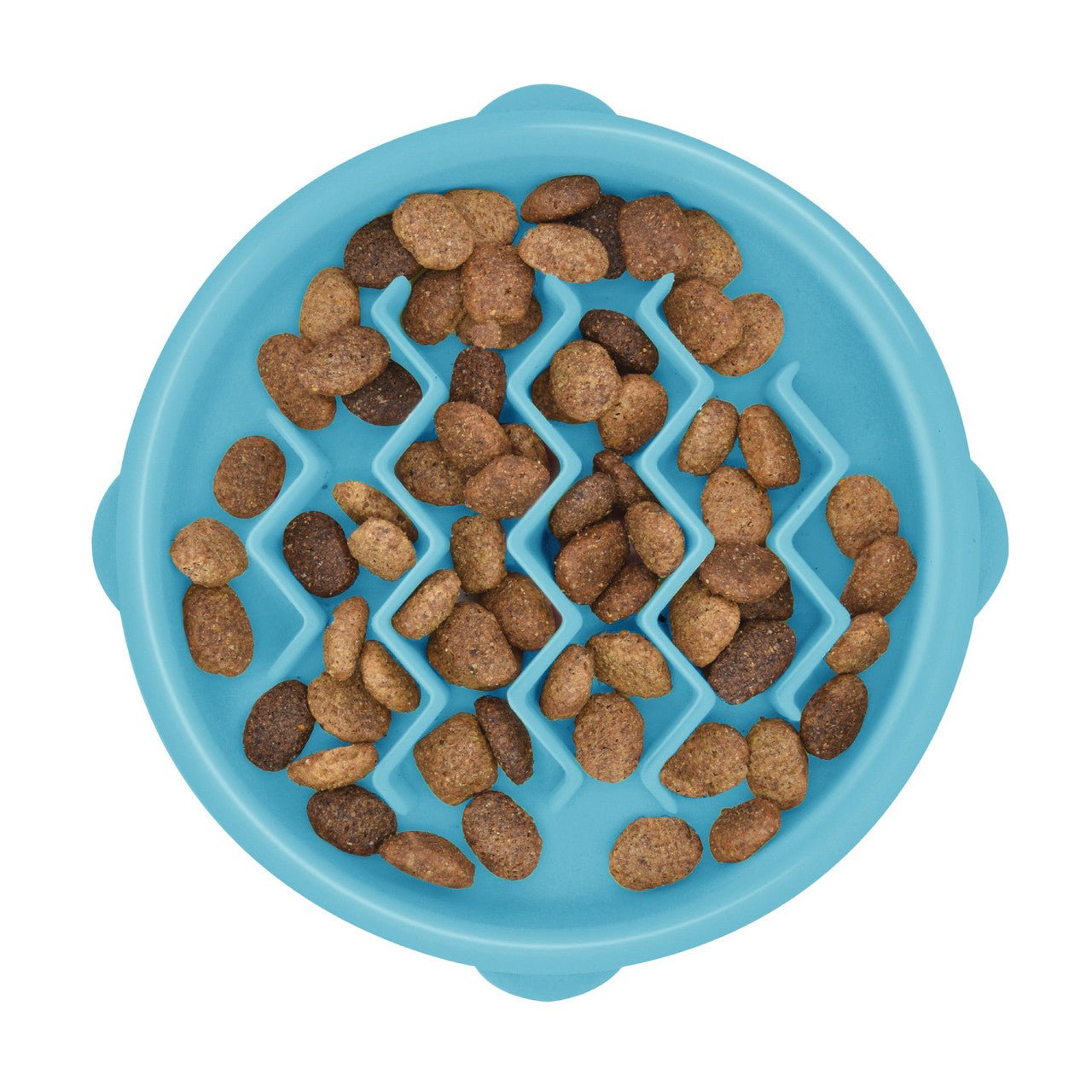 Kitty Slow Feeder - Blue - Wiggles & Whiskers Pet SuppliesAnipet Animal Supplies