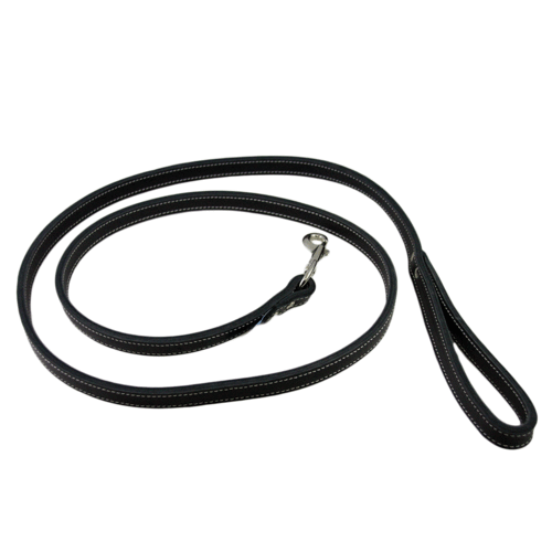 Leather Lead - Black 1/2x72in - Wiggles & Whiskers Pet SuppliesLACETS ARIZONA