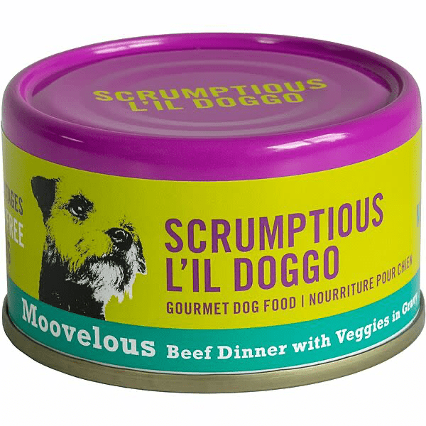 L'il Doggo Beef Dinner with Veggies in Gravy 3oz - Wiggles & Whiskers Pet SuppliesScrumptious