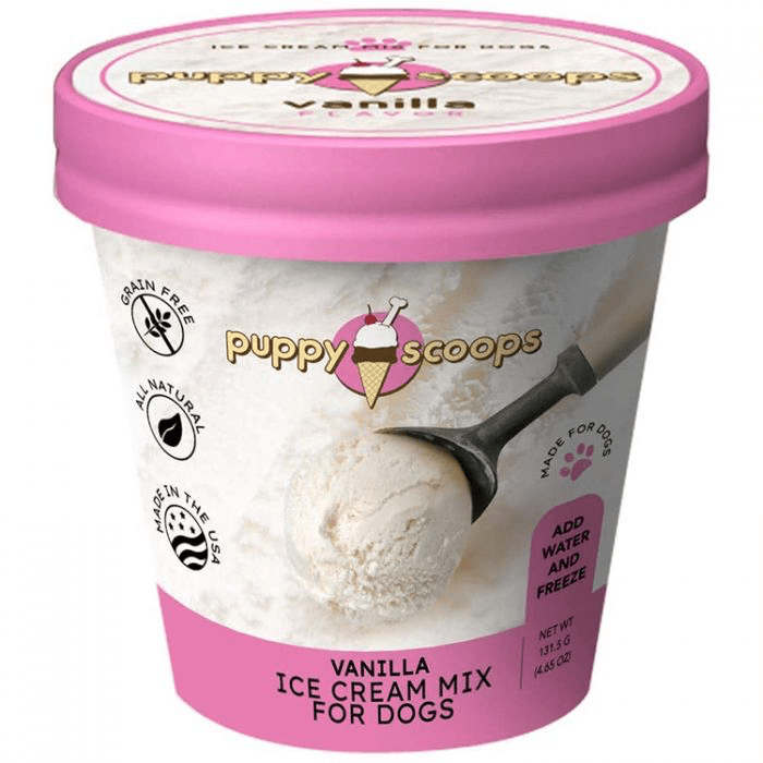 Puppy Scoops Ice Cream Mix - Vanilla - Wiggles & Whiskers Pet SuppliesMy Store