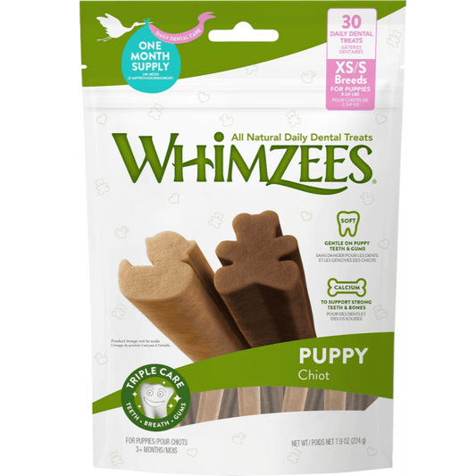 Puppy Stix XS Small Breed / 30PK - Wiggles & Whiskers Pet SuppliesWhimzees