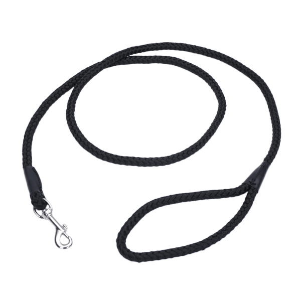 Rope Leash 1/2" x 6' - Black - Wiggles & Whiskers Pet SuppliesCoastal Pet Products