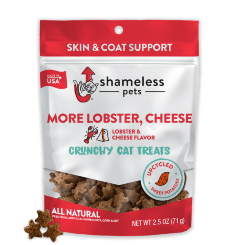 Shameless Pets Cat Treats - More Lobster Cheese 2.5 oz - Wiggles & Whiskers Pet SuppliesShameless Pets