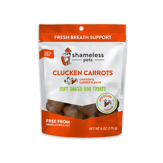 Shameless Pets Soft Baked Treats - Clucken Carrots - Wiggles & Whiskers Pet SuppliesShameless Pets