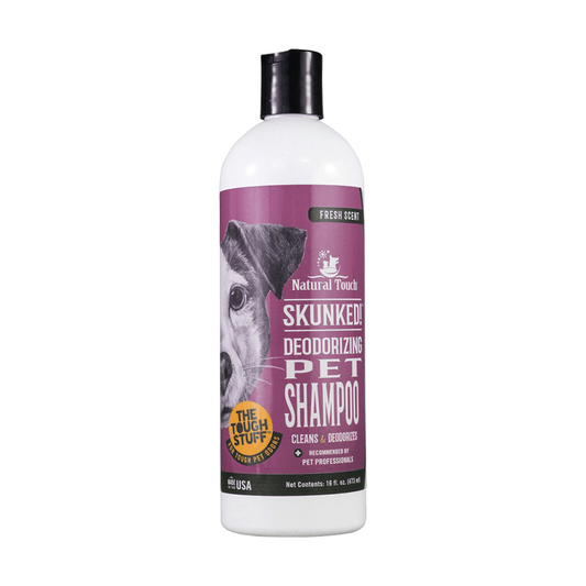 Skunked! Deodorizing Shampoo 16OZ / Dog & Cat - Wiggles & Whiskers Pet SuppliesNatural Touch