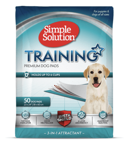 Solution Training Pads 50 Pack - 23X24" - Wiggles & Whiskers Pet SuppliesSIMPLE SOLUTION